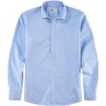 Blaue Langärmelige OLYMP Bio Nachhaltige Kentkragen Hemden mit Kent-Kragen aus Baumwolle für Herren Größe XL 