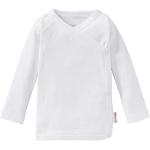 Weiße Bornino Basics Kinderwickelshirt aus Baumwolle für Babys Größe 62 