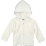 Weiße Bornino Nicki-Jacken für Kinder mit Reißverschluss aus Nicki für Jungen Größe 62 