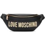 Schwarze MOSCHINO Love Moschino Damenbauchtaschen & Damenhüfttaschen mit Riemchen aus Kunstleder 