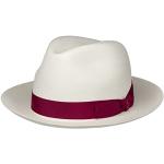 Schwarze Borsalino Panamahüte aus Stroh 58 für Herren Größe XL für den für den Sommer 