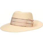 Reduzierte Beige Borsalino Panama Panamahüte aus Stroh für Damen Größe L für den für den Sommer 