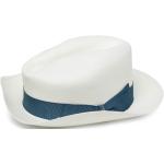 Borsalino Panama-Hut mit mittelbreiter Krempe - Weiß