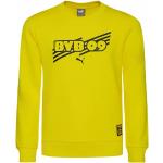 Gelbe Puma BVB Kindersweatshirts aus Baumwolle Größe 164 