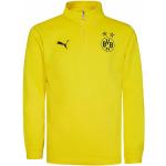 Borussia Dortmund BVB PUMA Prematch 1/4 Zip Kinder Sweatshirt 765022-01 152