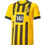 Gelbe Atmungsaktive Puma BVB Borussia Dortmund Trikots für Kinder zum Fußballspielen - Heim 2022/23 