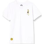Reduzierte Weiße Bestickte BVB T-Shirts aus Baumwolle für Herren Größe 4 XL 