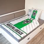 Bunte Motiv Borussia Mönchengladbach Motiv Bettwäsche mit Reißverschluss aus Baumwolle 