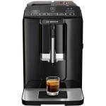 Schwarze Bosch Kaffeevollautomaten mit Kaffee-Motiv mit Kaffeemühle 