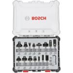 Graue Bosch Professional Fräser 15-teilig 