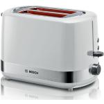 Weiße Bosch ComfortLine Toaster mit Brötchenaufsatz 