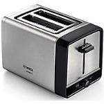 Silberne Bosch Toaster aus Edelstahl 