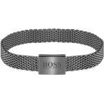 Boss Armband »mesh Essentials, 1580039m, 1580039l«, Grau