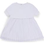 Weiße Kinderkleider aus Jersey für Babys 