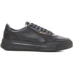 Reduzierte Schwarze HUGO BOSS BOSS Black High Top Sneaker & Sneaker Boots aus Leder für Herren Größe 45 