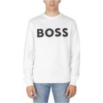 Weiße HUGO BOSS BOSS Herrensweatshirts aus Baumwolle Größe XL für den für den Herbst 