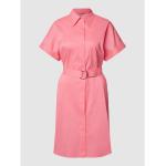 Reduzierte Rosa HUGO BOSS BOSS Midi Midikleider & knielange Kleider aus Baumwollmischung für Damen Größe S 