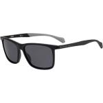Schwarze HUGO BOSS BOSS Quadratische Sonnenbrillen mit Sehstärke aus Kunststoff für Herren 