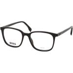 Schwarze HUGO BOSS BOSS Quadratische Kunststoffbrillen für Herren 