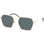Goldene HUGO BOSS BOSS Quadratische Sonnenbrillen mit Sehstärke aus Metall für Damen 