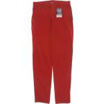 Reduzierte Rote HUGO BOSS BOSS Stoffhosen aus Leder für Damen Größe XS 