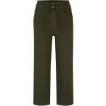 Dunkelgrüne Business HUGO BOSS BOSS Business-Hosen aus Baumwollmischung für Damen Größe M 