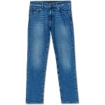 Blaue Bestickte Casual HUGO BOSS BOSS Maine Bio Jeans mit Stickerei mit Reißverschluss für Herren 