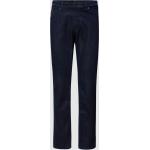 Blaue HUGO BOSS BOSS Maine Wide Leg Jeans & Relaxed Fit Jeans mit Reißverschluss aus Baumwollmischung für Herren Größe XXL Weite 30, Länge 32 