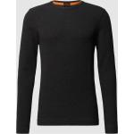 Schwarze Langärmelige HUGO BOSS BOSS Herrenpoloshirts & Herrenpolohemden aus Baumwolle Größe XL für den für den Frühling 