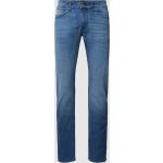 Blaue HUGO BOSS Boss Orange Slim Fit Jeans aus Baumwollmischung für Herren 