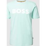 Mintgrüne Unifarbene HUGO BOSS BOSS T-Shirts aus Baumwolle für Herren Größe XL 