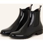Schwarze HUGO BOSS BOSS Chelsea-Boots aus Leder für Damen Größe 39 