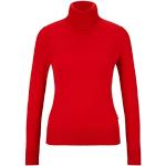 Reduzierte Rote Langärmelige HUGO BOSS BOSS Rollkragen Kaschmir-Pullover aus Wolle für Damen Größe XS 