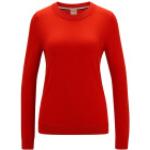 Rote HUGO BOSS BOSS Wollpullover aus Wolle für Damen Größe L für den für den Herbst 