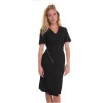 Reduzierte Schwarze HUGO BOSS BOSS Black Bandage-Kleider & Bodycon-Kleider mit Reißverschluss aus Polyamid enganliegend für Damen Größe XL 