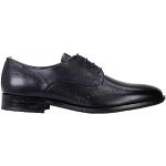 Reduzierte Dunkelblaue Business HUGO BOSS BOSS Derby Schuhe mit Schnürsenkel aus Rindsleder für Herren Größe 42 