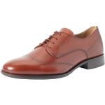 Reduzierte Braune Business HUGO BOSS BOSS Derby Schuhe mit Schnürsenkel aus Rindsleder für Herren Größe 42 