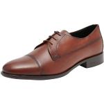 Braune Business HUGO BOSS BOSS Derby Schuhe mit Schnürsenkel für Herren Größe 46 