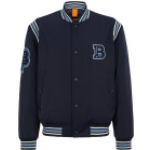 Reduzierte Marineblaue Casual HUGO BOSS BOSS College-Jacken & Baseball-Jacken für Herren Übergrößen 