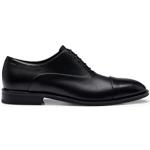 Reduzierte Schwarze Business HUGO BOSS BOSS Hochzeitsschuhe & Oxford Schuhe mit Schnürsenkel aus Leder Gefüttert für Herren Größe 45,5 