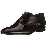 Reduzierte Schwarze Lack-Optik Business HUGO BOSS BOSS Hochzeitsschuhe & Oxford Schuhe mit Schnürsenkel aus Leder Gefüttert für Herren Größe 40 