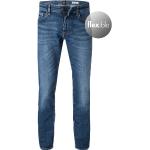 BOSS Herren Jeans Delaware, Slim Fit, Baumwoll-Stretch, denim blau