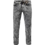 Reduzierte Graue Bestickte HUGO BOSS BOSS Bio Jeans mit Stickerei aus Baumwolle für Herren Weite 33, Länge 32 