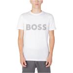 Weiße HUGO BOSS BOSS T-Shirts aus Baumwolle für Herren Größe L für den für den Herbst 