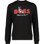 Schwarze HUGO BOSS BOSS Looney Tunes Herrensweatshirts aus Baumwolle Größe XL für den für den Herbst 
