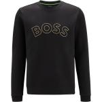 Schwarze HUGO BOSS BOSS Herrensweatshirts aus Baumwollmischung Größe M für den für den Herbst 