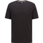 Schwarze HUGO BOSS BOSS V-Ausschnitt T-Shirts aus Baumwolle für Herren Größe XXL 
