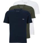 Reduzierte Marineblaue Kurzärmelige HUGO BOSS BOSS Rundhals-Ausschnitt T-Shirts aus Baumwolle für Herren 3-teilig 