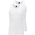 Reduzierte Weiße HUGO BOSS BOSS Herrenträgerhemden & Herrenachselhemden aus Baumwollmischung Größe XL 2-teilig für den für den Sommer 