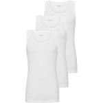 Reduzierte Weiße HUGO BOSS BOSS Herrenträgerhemden & Herrenachselhemden aus Baumwolle maschinenwaschbar Größe S 3-teilig für den für den Sommer 